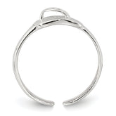 Sterling Silver Polished Flip Flop Toe Ring